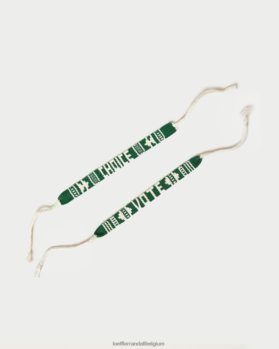 accessoires Loeffler Randall bracelets de vote vert profond femmes 04V42L404