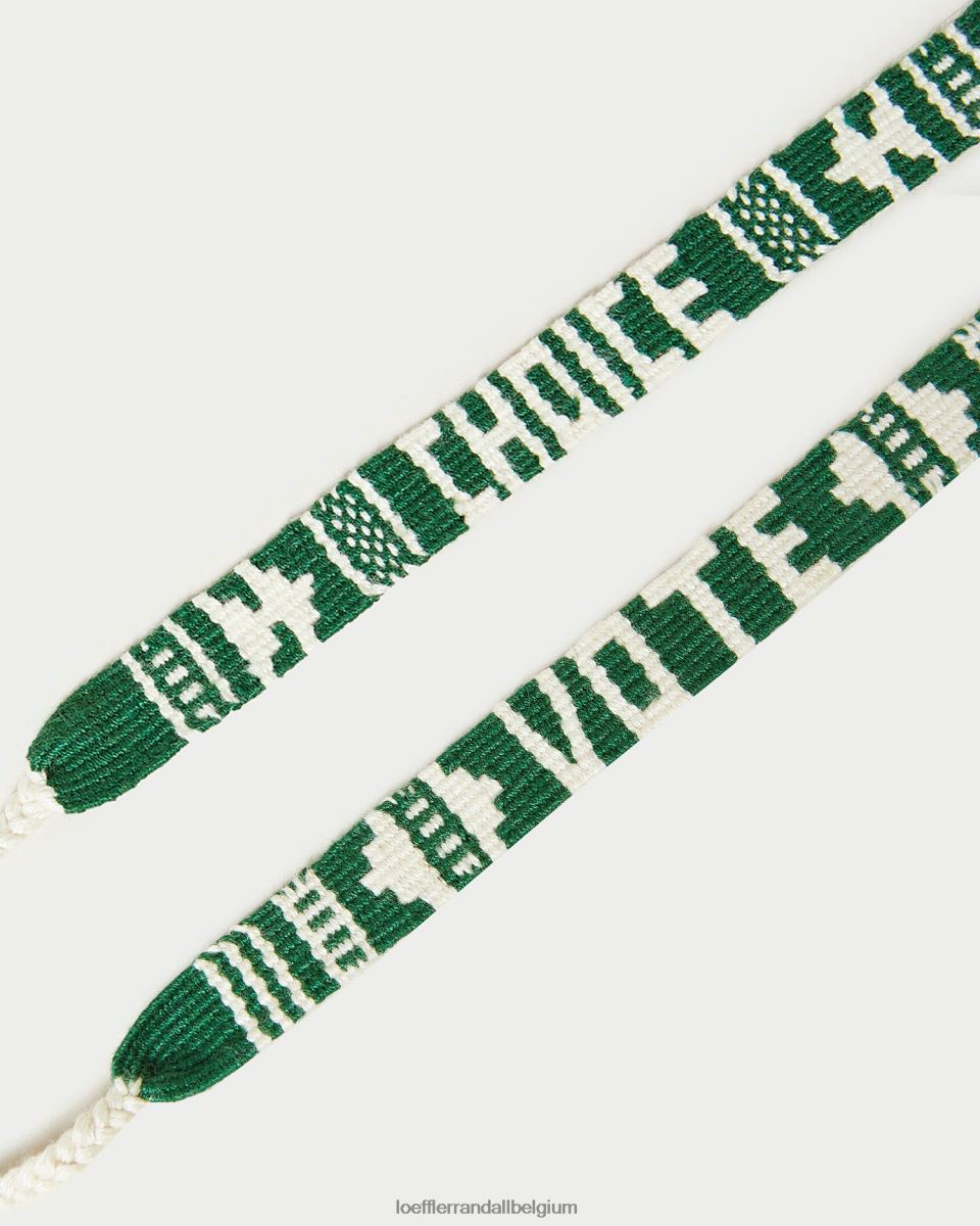 accessoires Loeffler Randall bracelets de vote vert profond femmes 04V42L404