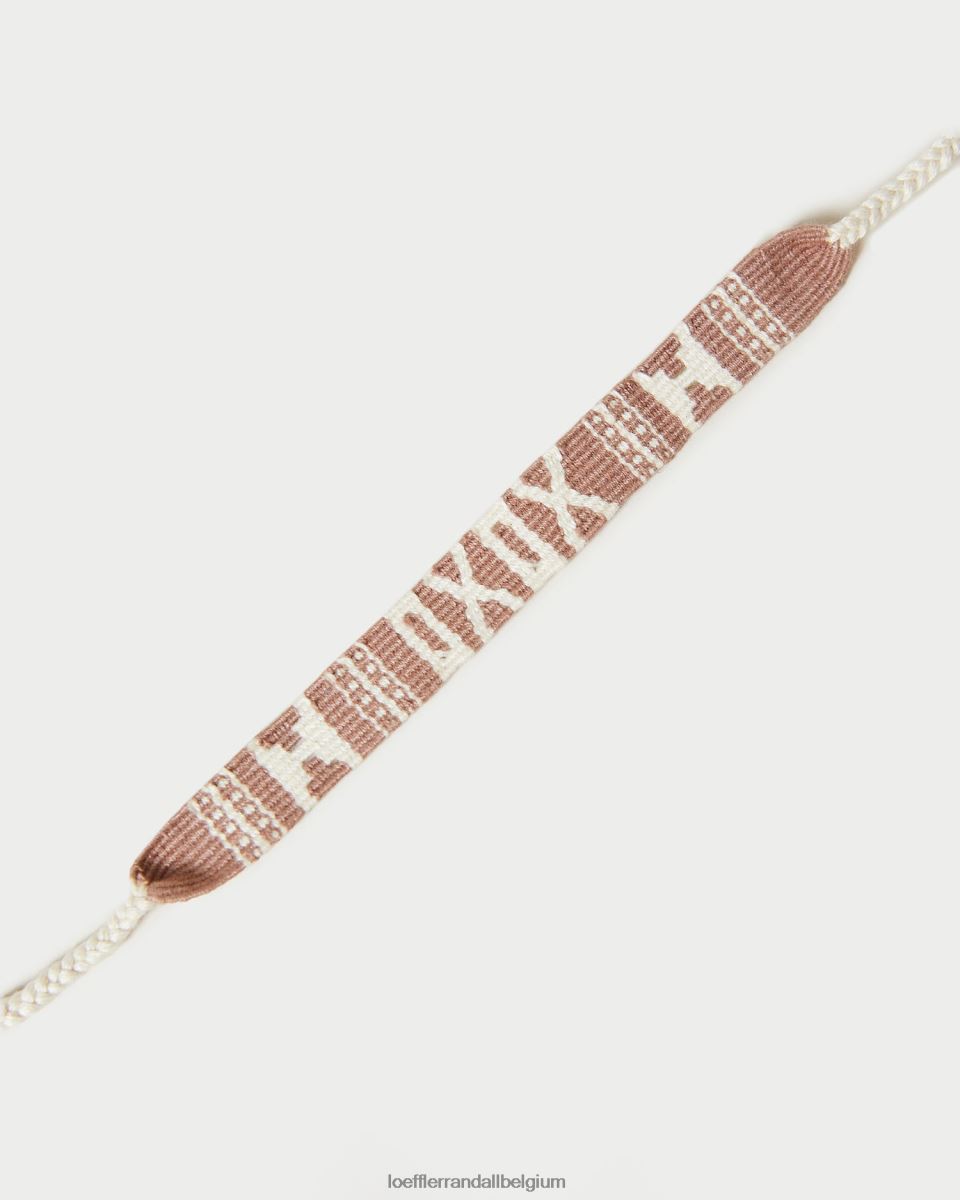 accessoires Loeffler Randall j'aime les bracelets xoxo rouge/rose femmes 04V42L406