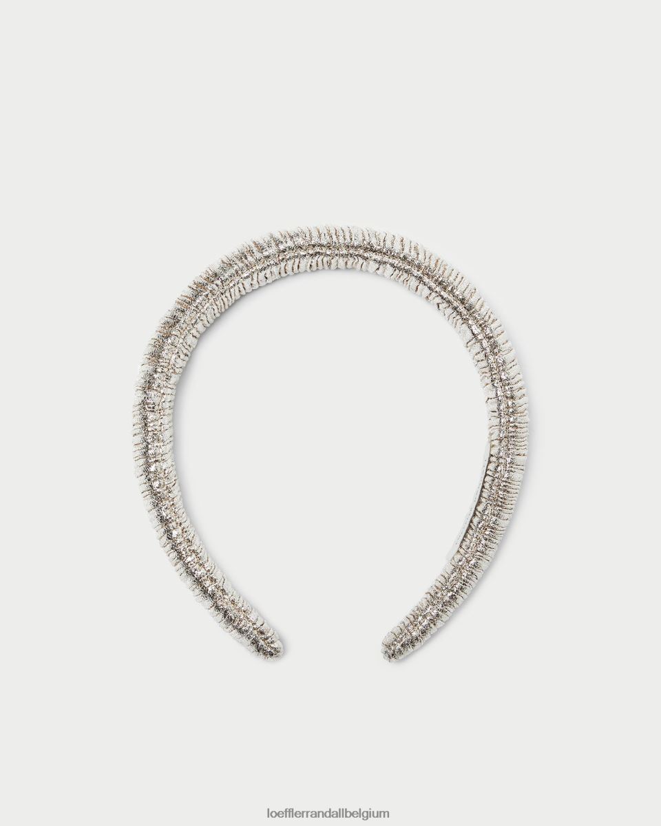 accessoires Loeffler Randall bandeau gonflé marina Champagne femmes 04V42L165