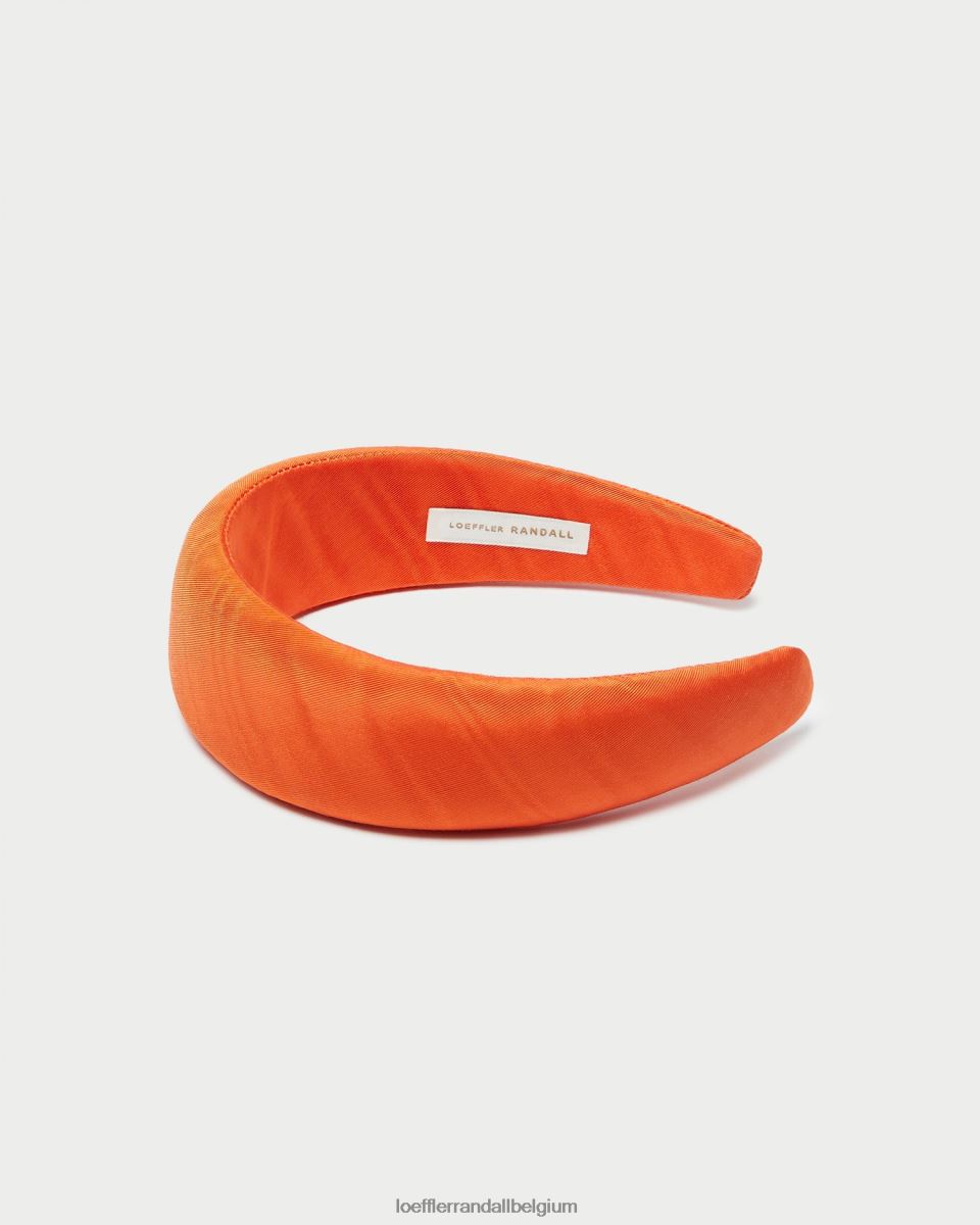 accessoires Loeffler Randall bandeau moiré bellamy Tangerine femmes 04V42L159