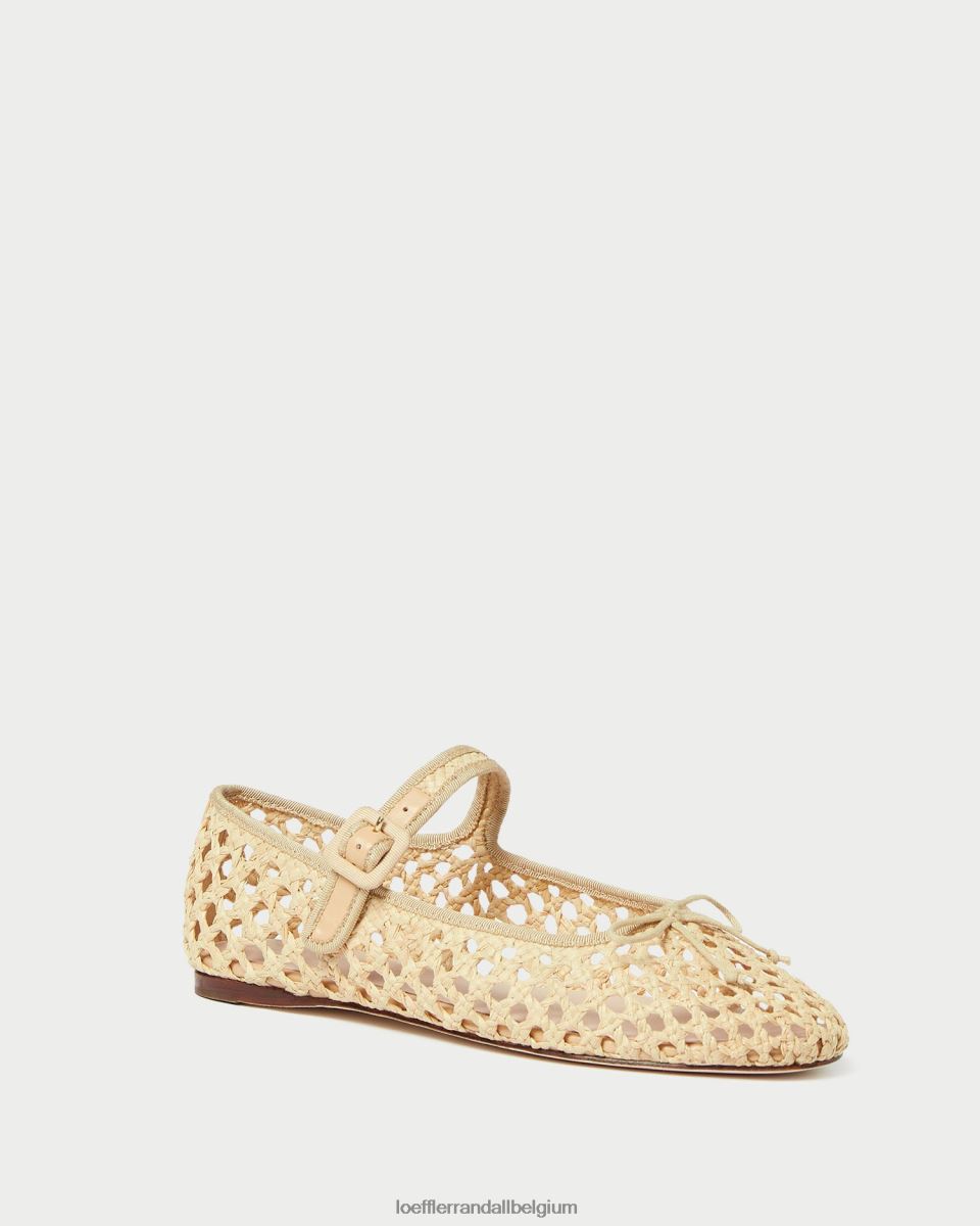 chaussures Loeffler Randall Chiara Mary Jane naturel femmes 04V42L304