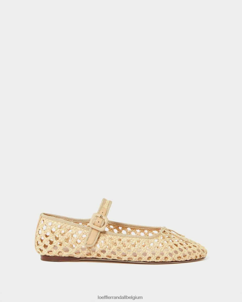 chaussures Loeffler Randall Chiara Mary Jane naturel femmes 04V42L304