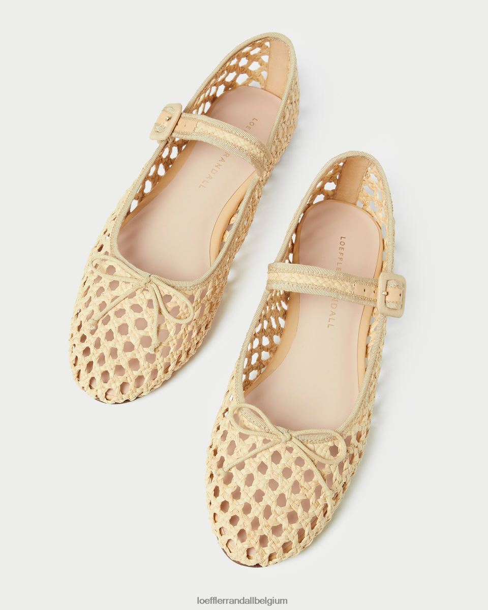 chaussures Loeffler Randall Chiara Mary Jane naturel femmes 04V42L304