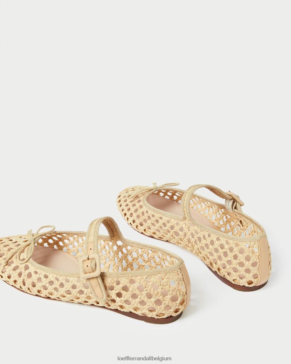 chaussures Loeffler Randall Chiara Mary Jane naturel femmes 04V42L304