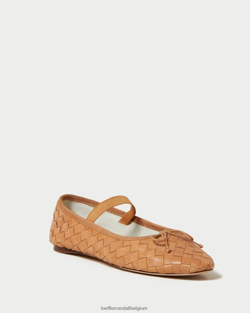 chaussures Loeffler Randall ballerines Léonie Miel femmes 04V42L298