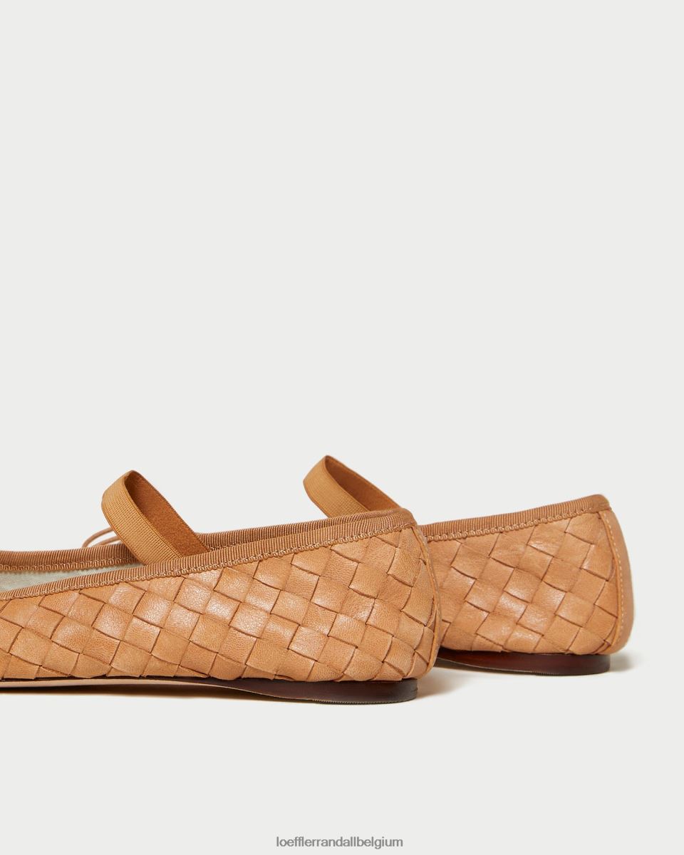 chaussures Loeffler Randall ballerines Léonie Miel femmes 04V42L298