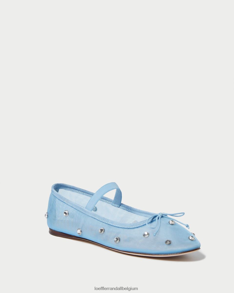 chaussures Loeffler Randall ballerines Léonie bleu/clair femmes 04V42L305