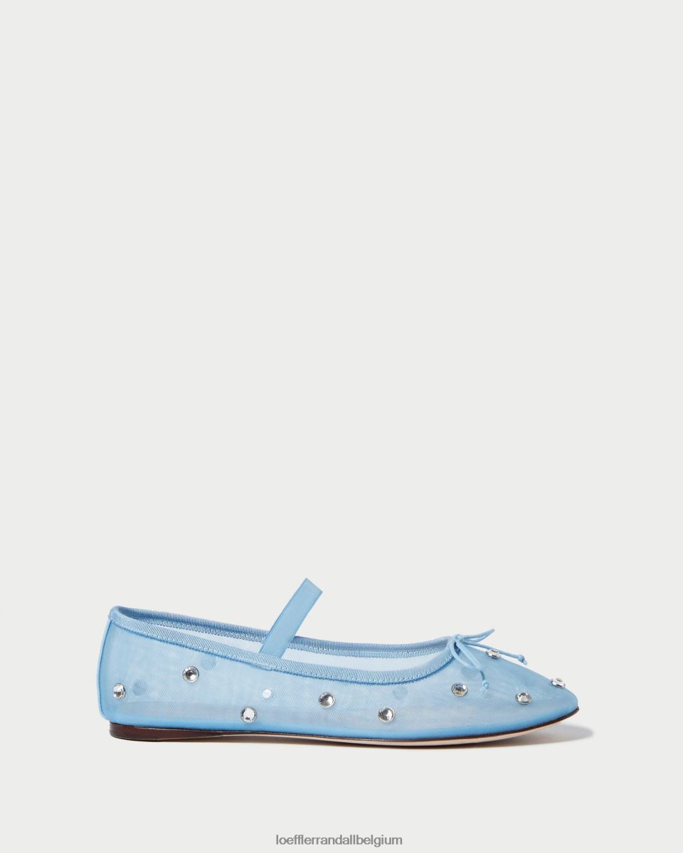 chaussures Loeffler Randall ballerines Léonie bleu/clair femmes 04V42L305