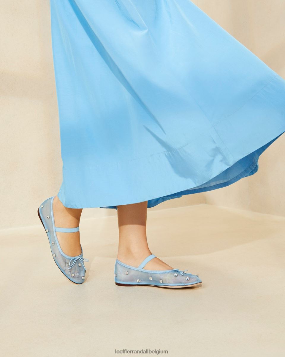chaussures Loeffler Randall ballerines Léonie bleu/clair femmes 04V42L305