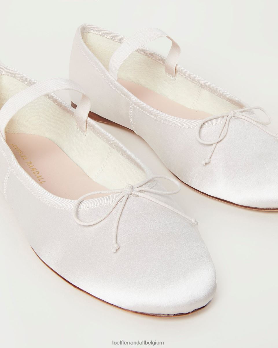 chaussures Loeffler Randall ballerines Léonie crème femmes 04V42L300