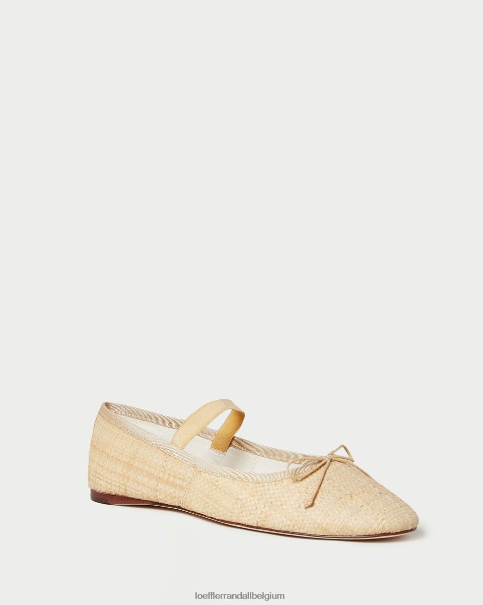 chaussures Loeffler Randall ballerines Léonie naturel femmes 04V42L302