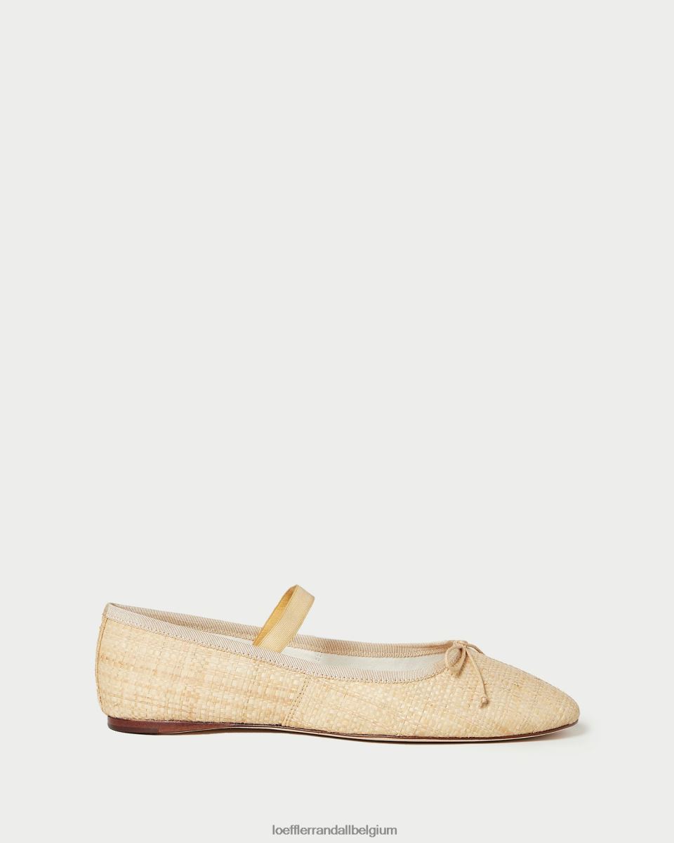 chaussures Loeffler Randall ballerines Léonie naturel femmes 04V42L302