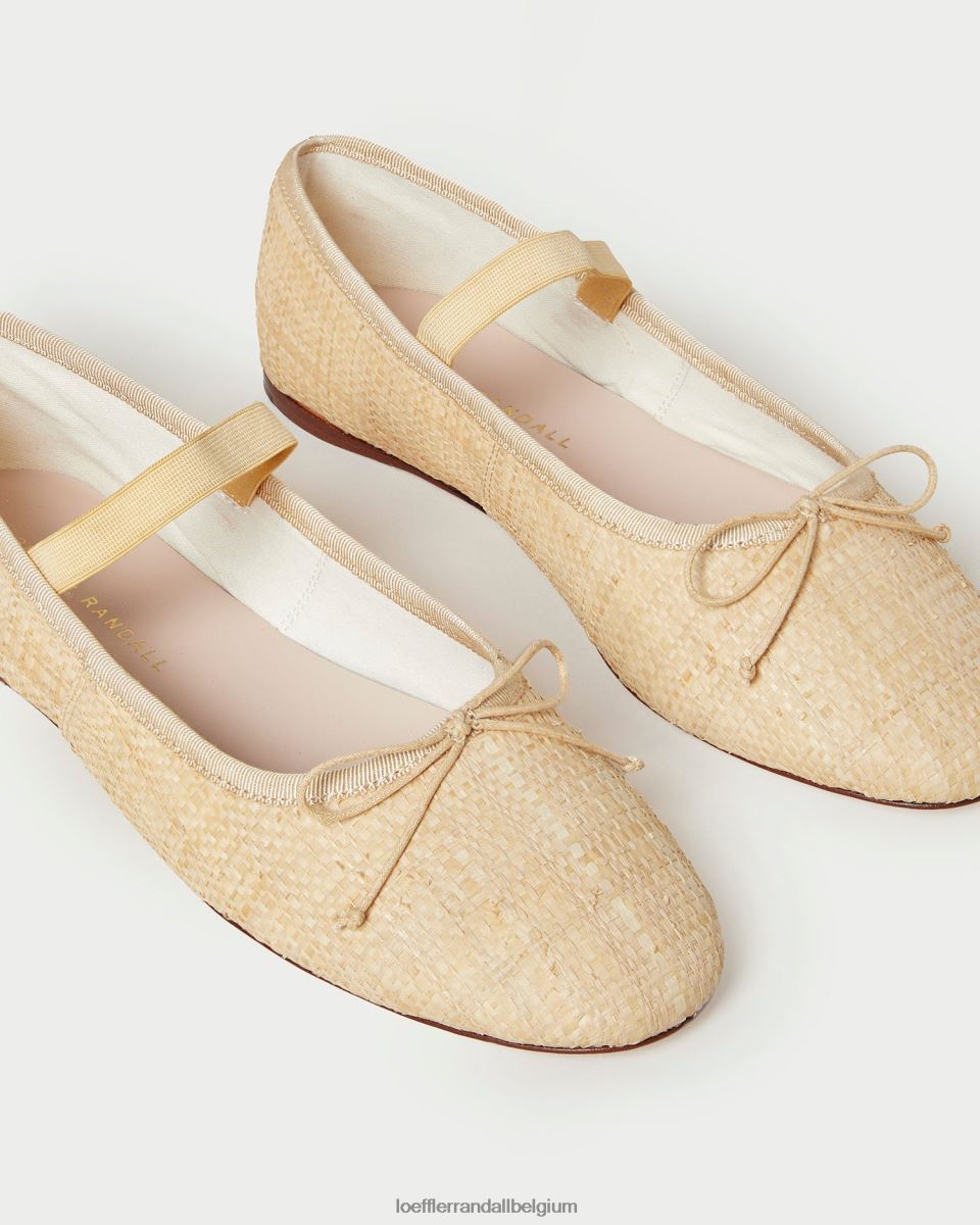 chaussures Loeffler Randall ballerines Léonie naturel femmes 04V42L302
