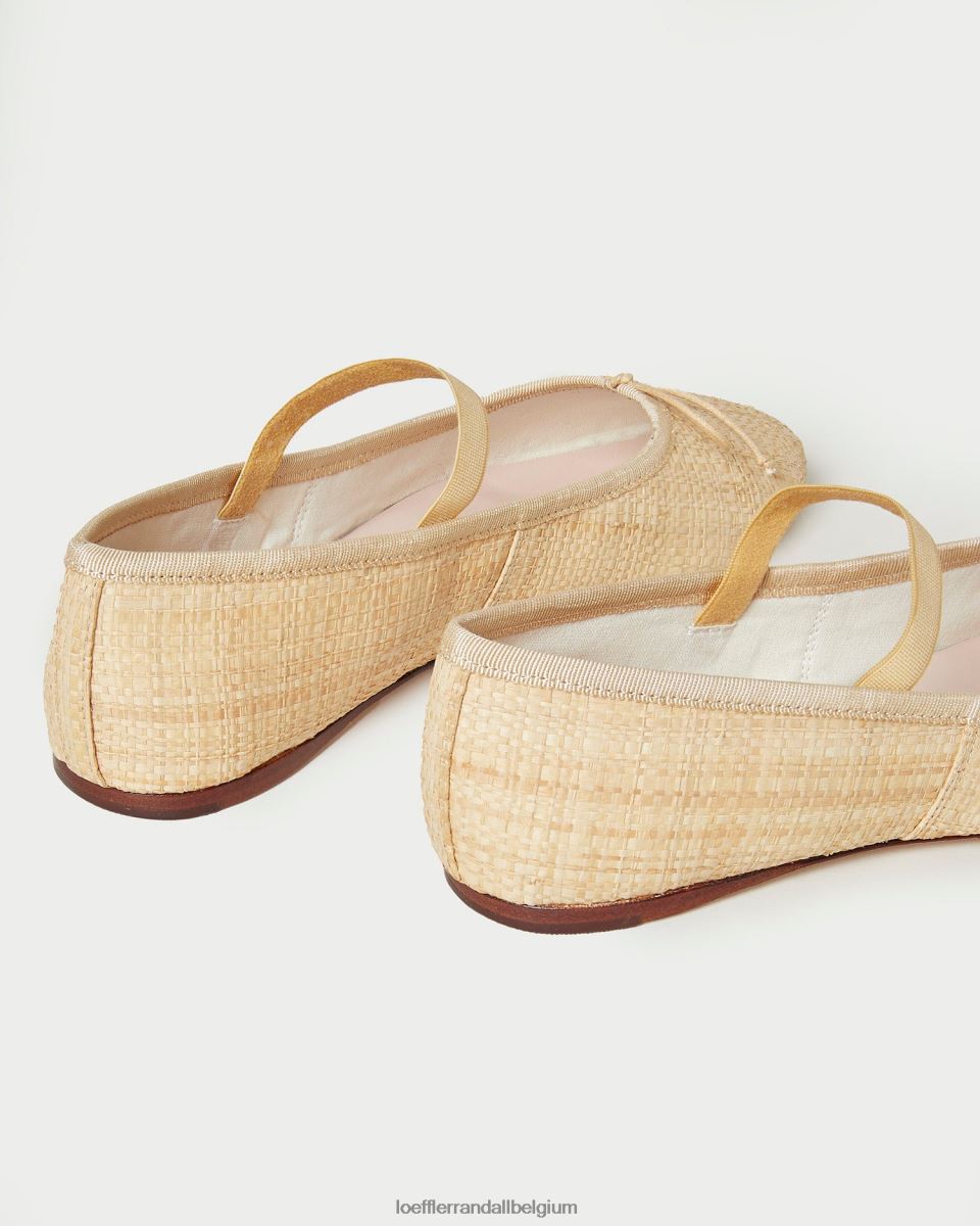 chaussures Loeffler Randall ballerines Léonie naturel femmes 04V42L302