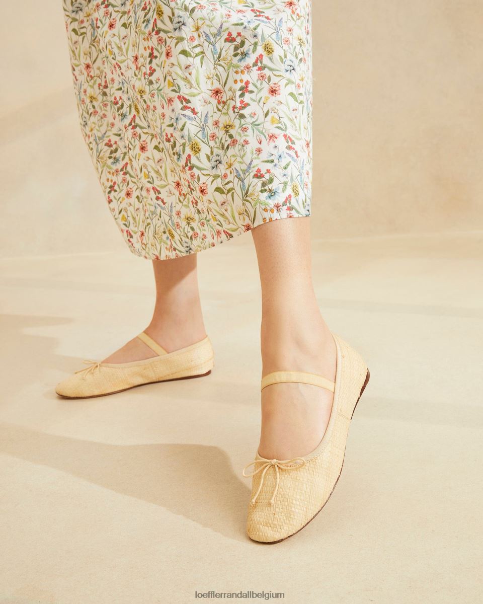 chaussures Loeffler Randall ballerines Léonie naturel femmes 04V42L302