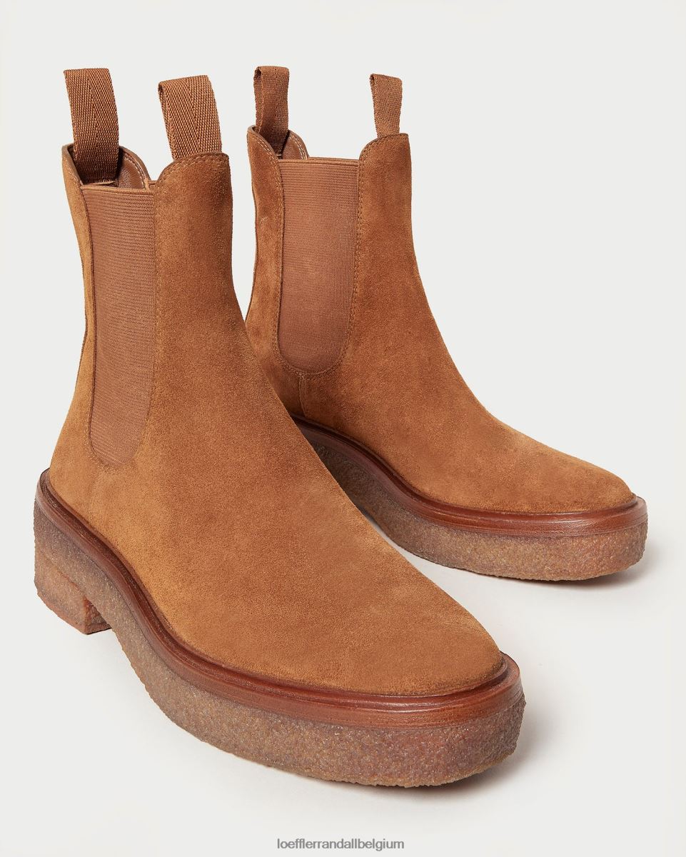 chaussures Loeffler Randall botte à enfiler raquel cacao femmes 04V42L275