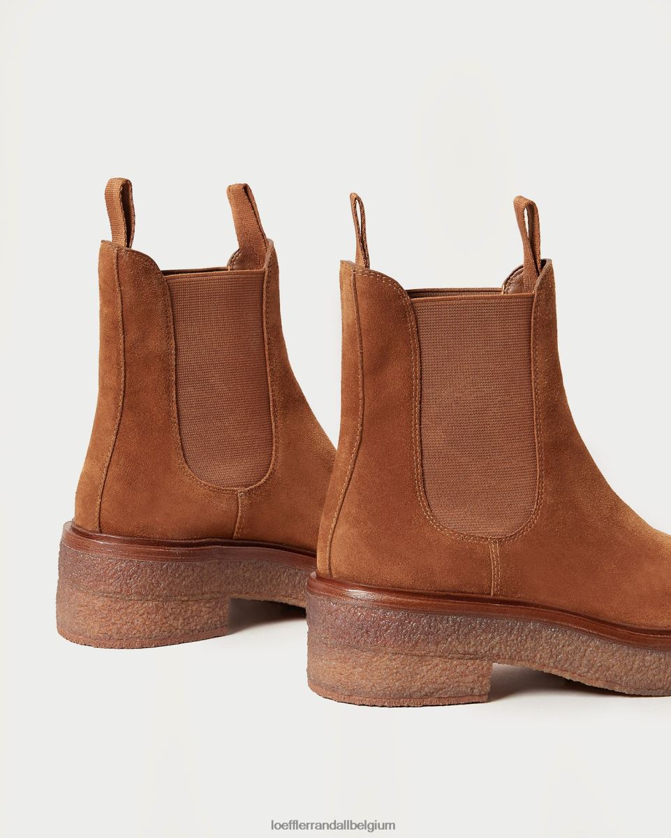 chaussures Loeffler Randall botte à enfiler raquel cacao femmes 04V42L275