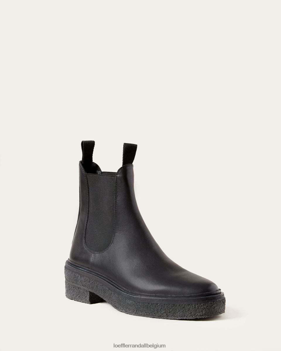 chaussures Loeffler Randall botte à enfiler raquel noir femmes 04V42L267