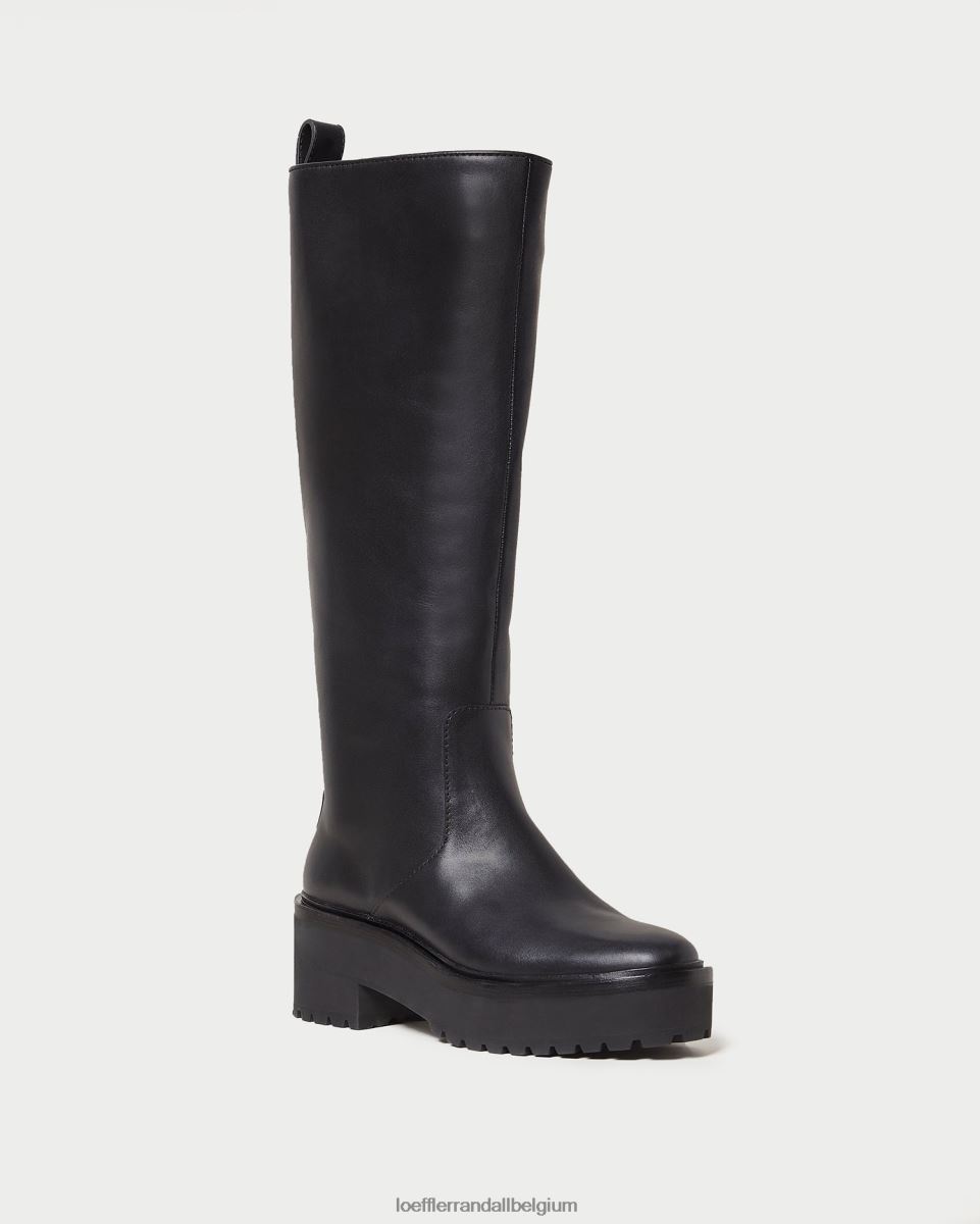 chaussures Loeffler Randall botte haute à crampons Carlee noir femmes 04V42L290