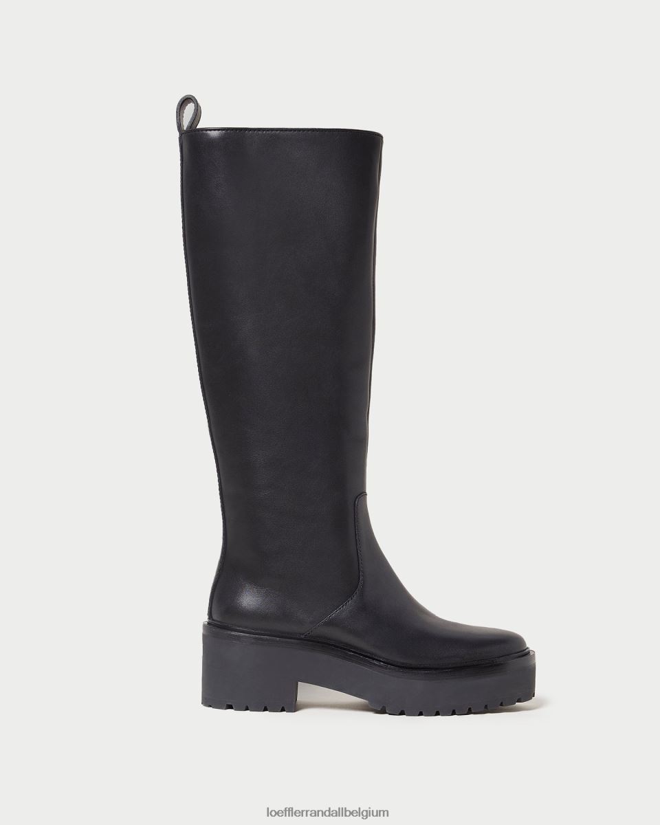 chaussures Loeffler Randall botte haute à crampons Carlee noir femmes 04V42L290