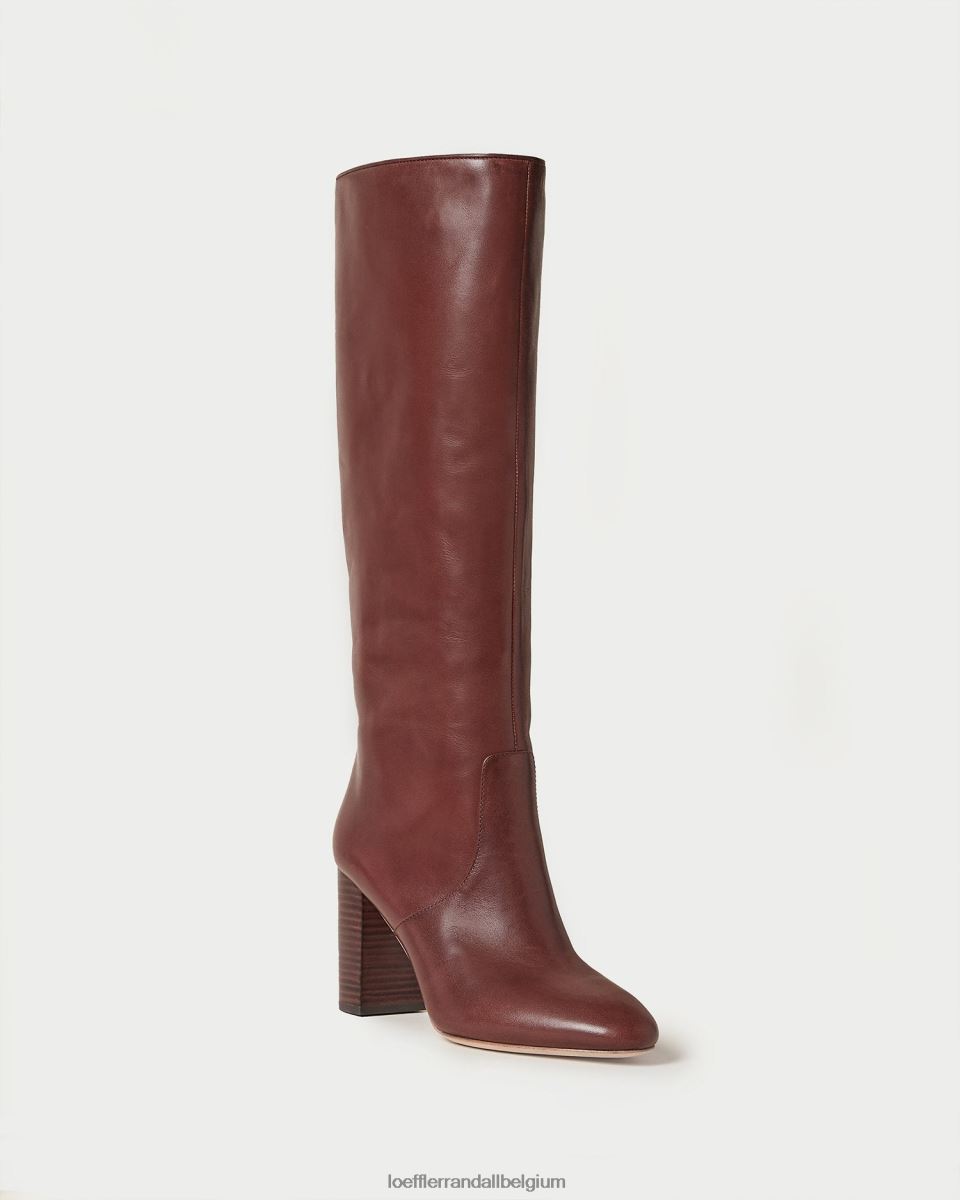 chaussures Loeffler Randall botte haute dorée Expresso femmes 04V42L285