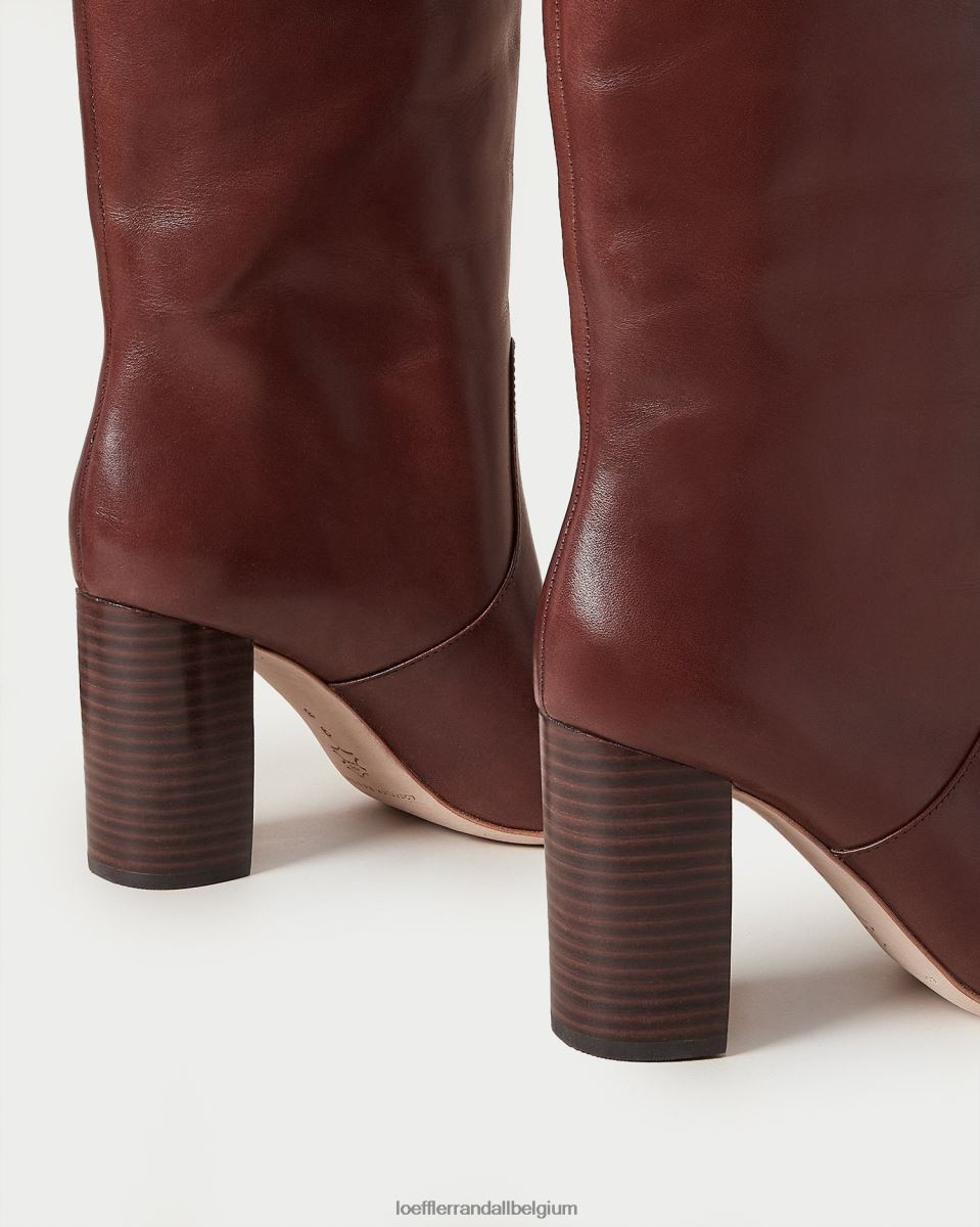 chaussures Loeffler Randall botte haute dorée Expresso femmes 04V42L285