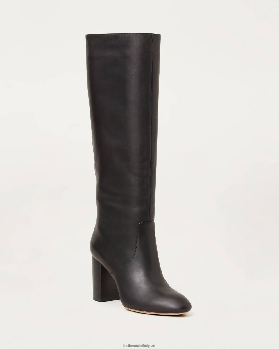 chaussures Loeffler Randall botte haute dorée noir femmes 04V42L269