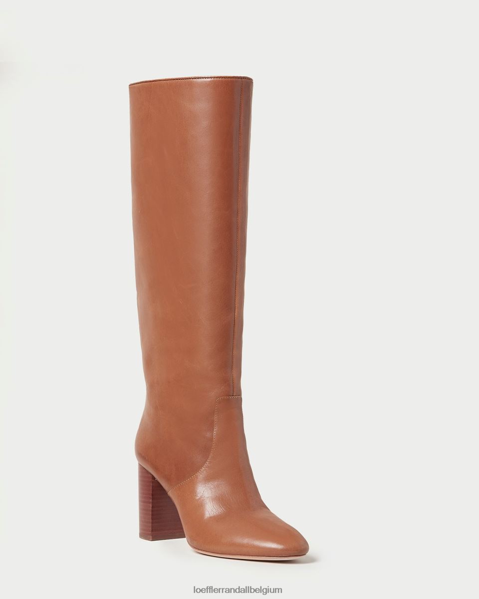 chaussures Loeffler Randall botte haute dorée safari femmes 04V42L278