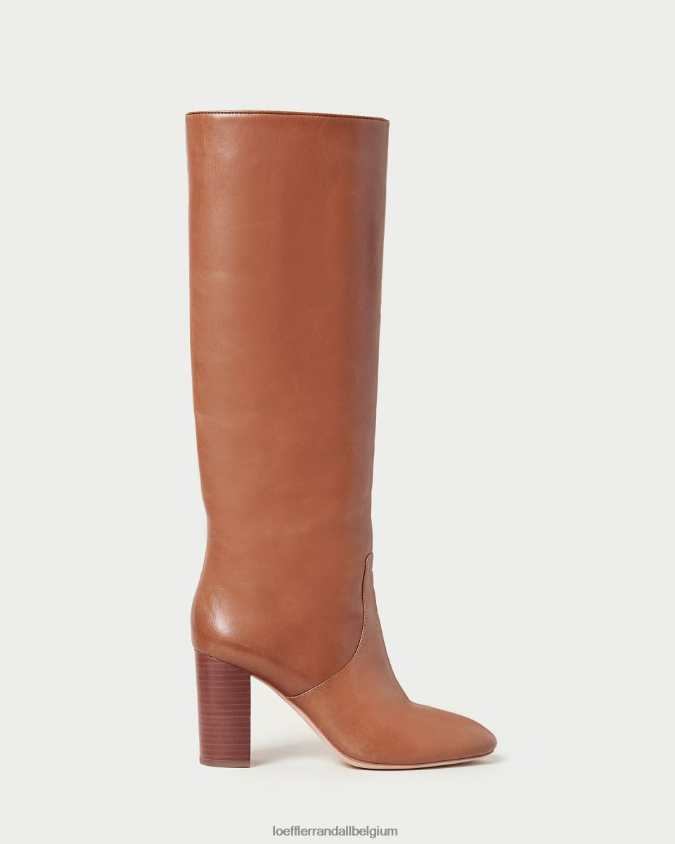 chaussures Loeffler Randall botte haute dorée safari femmes 04V42L278