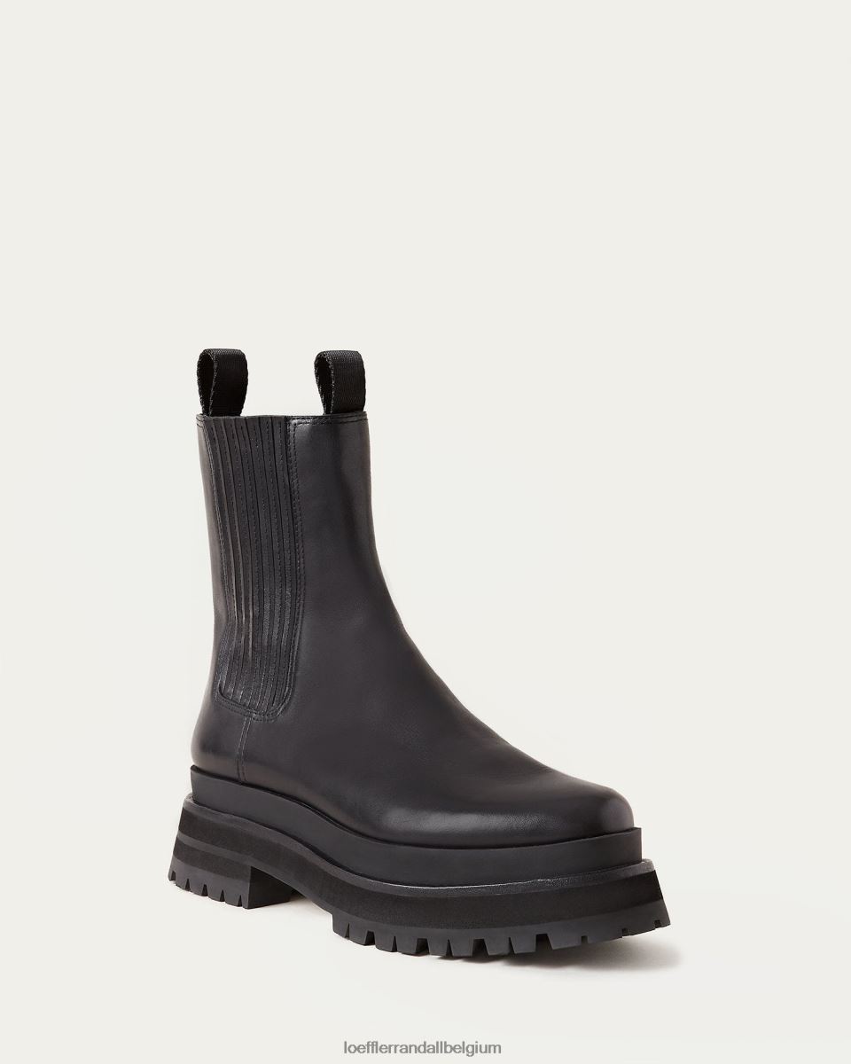 chaussures Loeffler Randall botte plateforme toni noir femmes 04V42L277