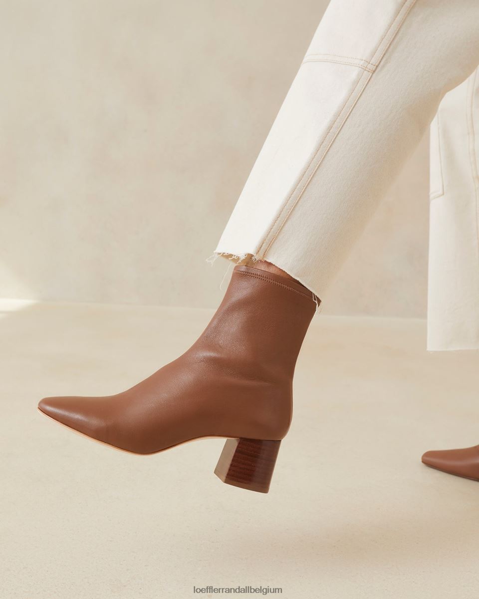 chaussures Loeffler Randall bottine stretch à talon mi-haut alec gland femmes 04V42L287