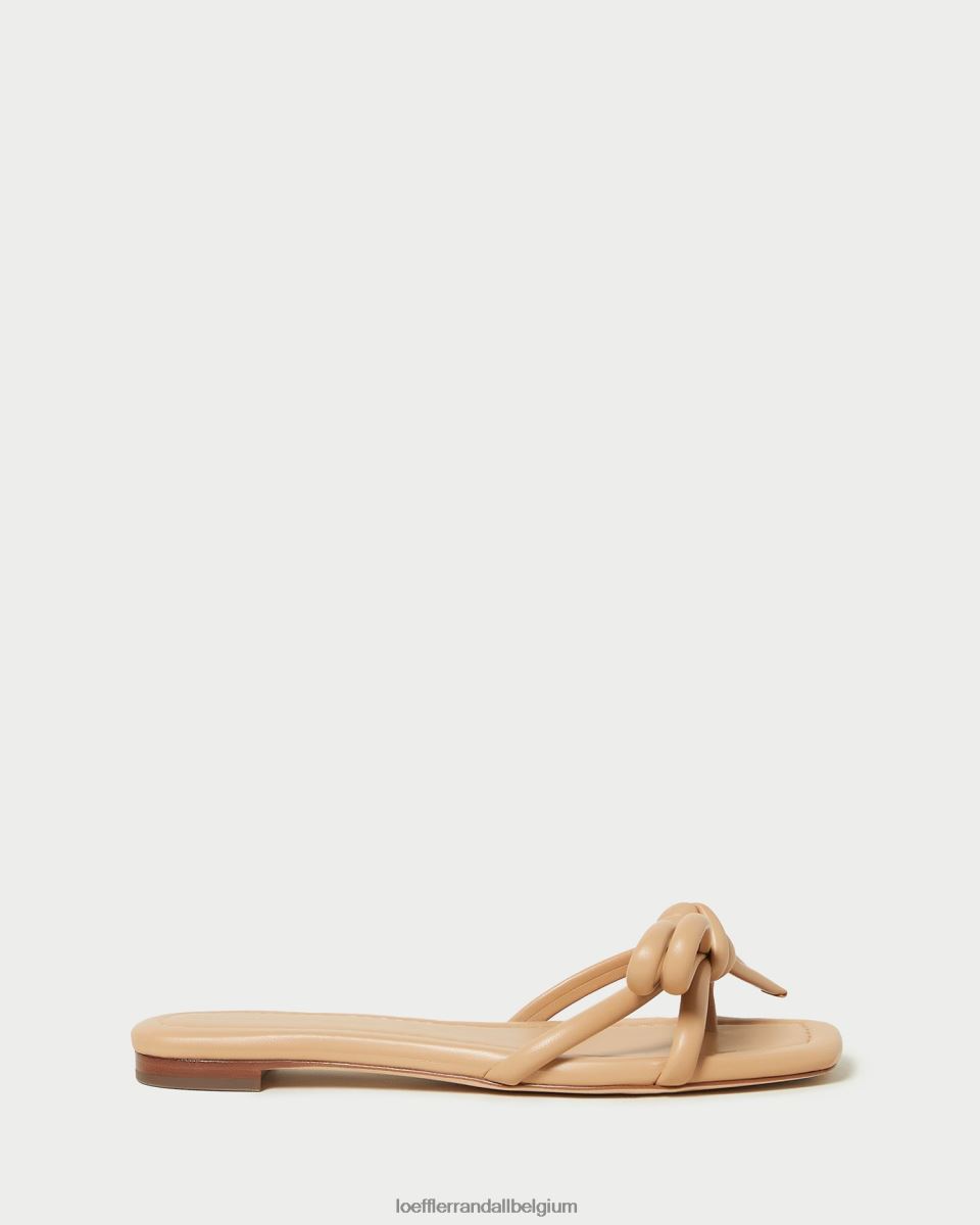 chaussures Loeffler Randall sandale à nœud hadley dune femmes 04V42L108