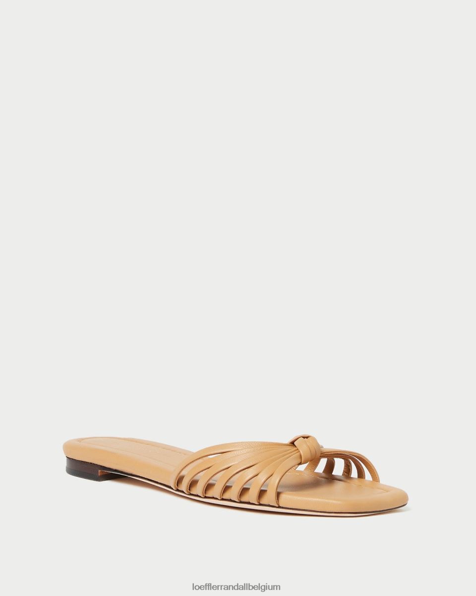 chaussures Loeffler Randall sandale à nœud izzie dune femmes 04V42L122
