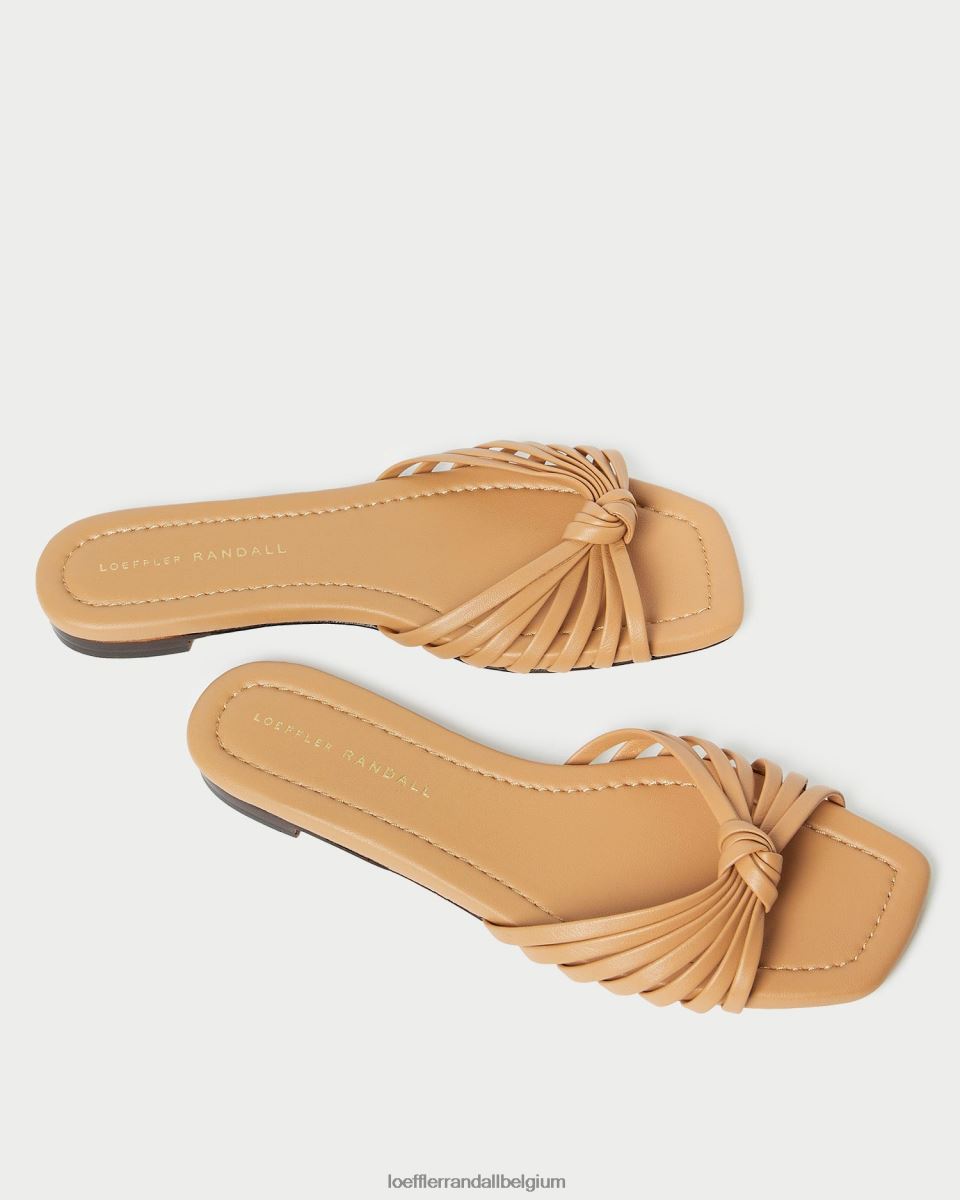 chaussures Loeffler Randall sandale à nœud izzie dune femmes 04V42L122