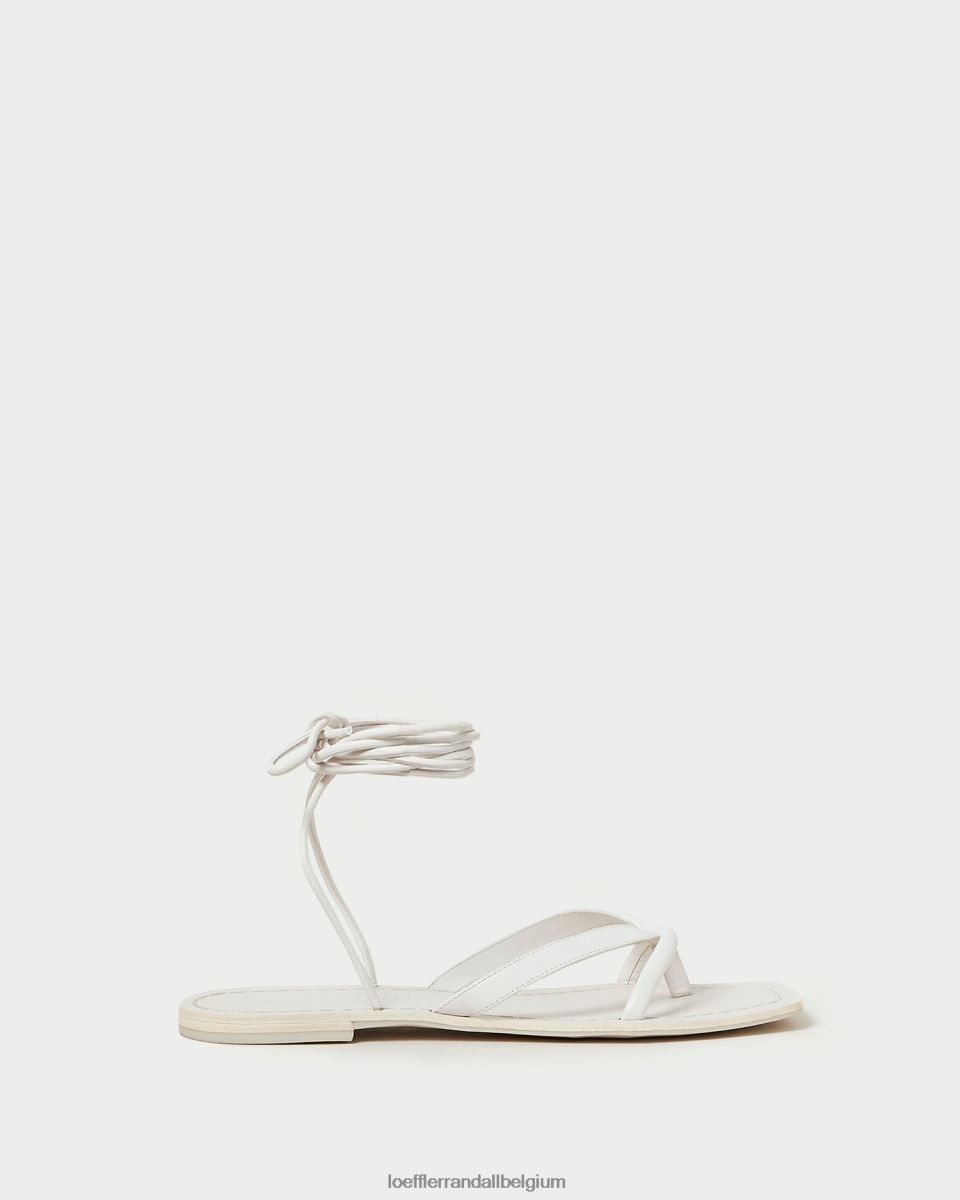 chaussures Loeffler Randall sandale portefeuille lilla blanche blanc du désert femmes 04V42L118
