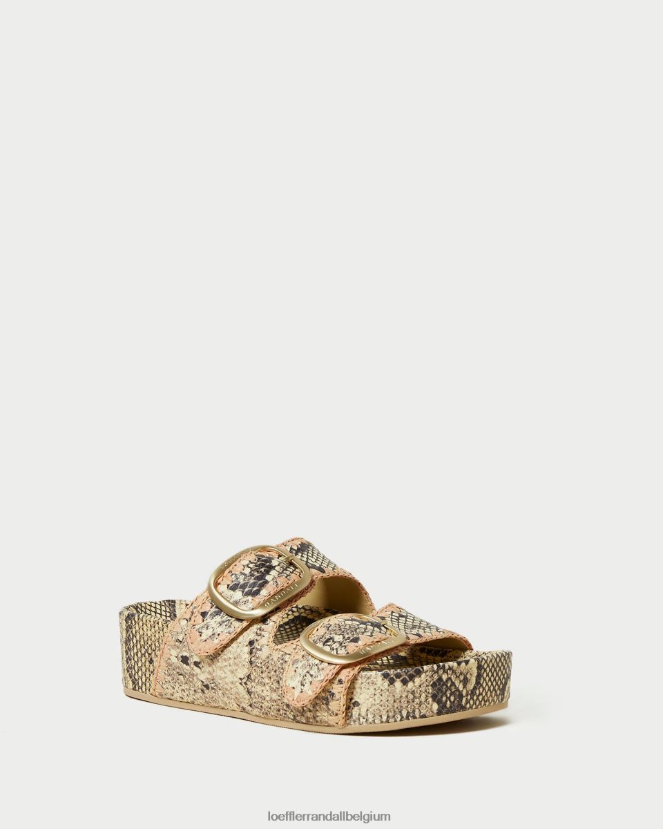 chaussures Loeffler Randall sandale à semelle intérieure theo os/rose femmes 04V42L113
