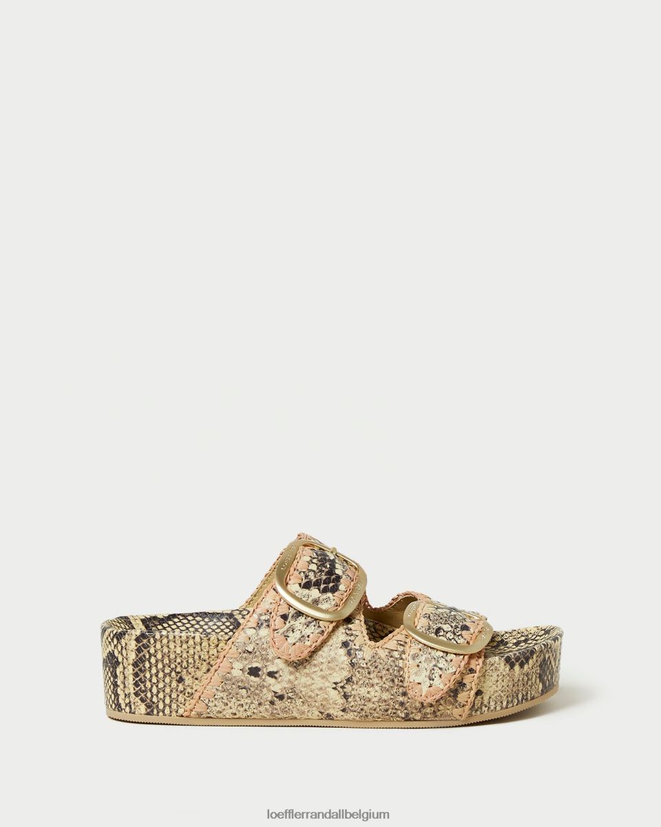 chaussures Loeffler Randall sandale à semelle intérieure theo os/rose femmes 04V42L113