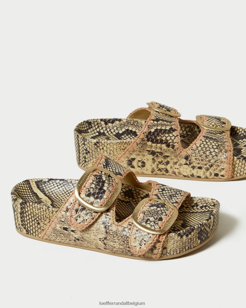chaussures Loeffler Randall sandale à semelle intérieure theo os/rose femmes 04V42L113