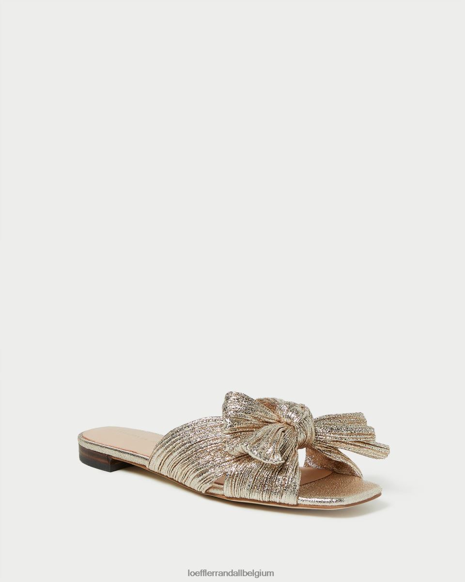 chaussures Loeffler Randall toboggan à arc Daphné Champagne femmes 04V42L124