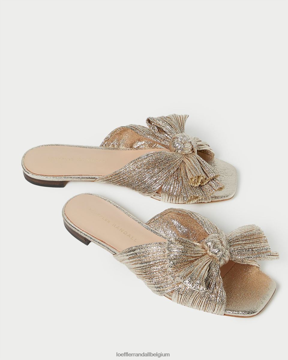 chaussures Loeffler Randall toboggan à arc Daphné Champagne femmes 04V42L124