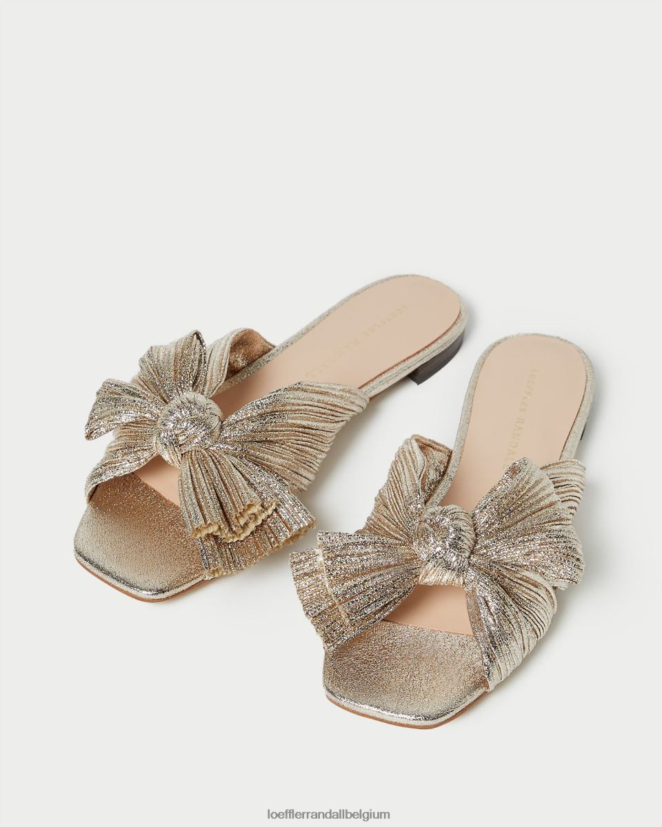 chaussures Loeffler Randall toboggan à arc Daphné Champagne femmes 04V42L124