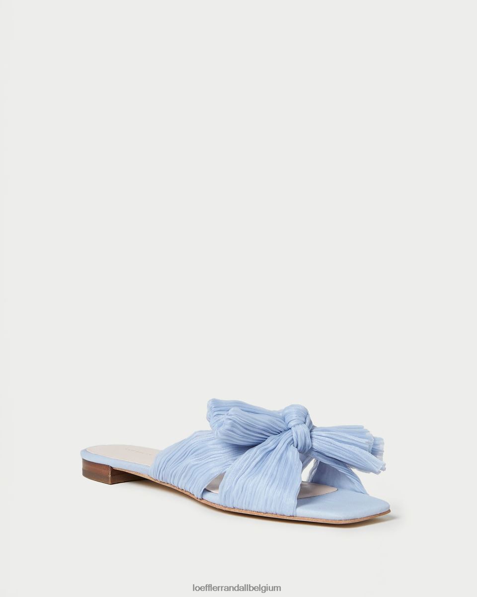 chaussures Loeffler Randall toboggan à arc Daphné bleu femmes 04V42L104