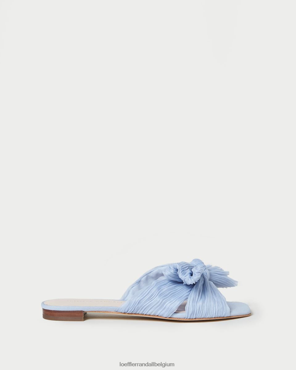 chaussures Loeffler Randall toboggan à arc Daphné bleu femmes 04V42L104