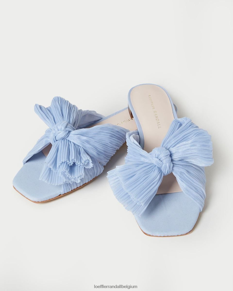 chaussures Loeffler Randall toboggan à arc Daphné bleu femmes 04V42L104