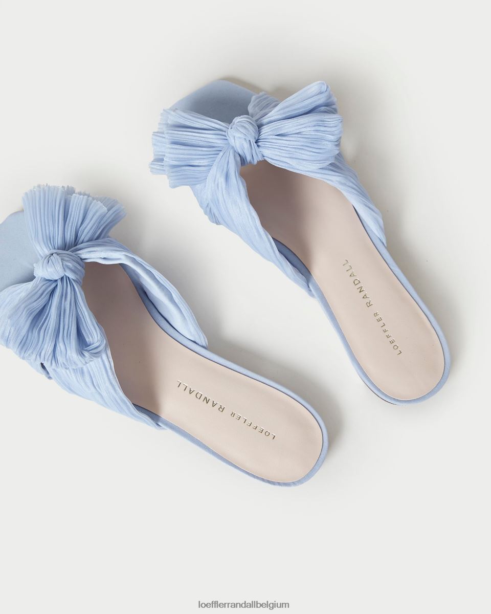 chaussures Loeffler Randall toboggan à arc Daphné bleu femmes 04V42L104