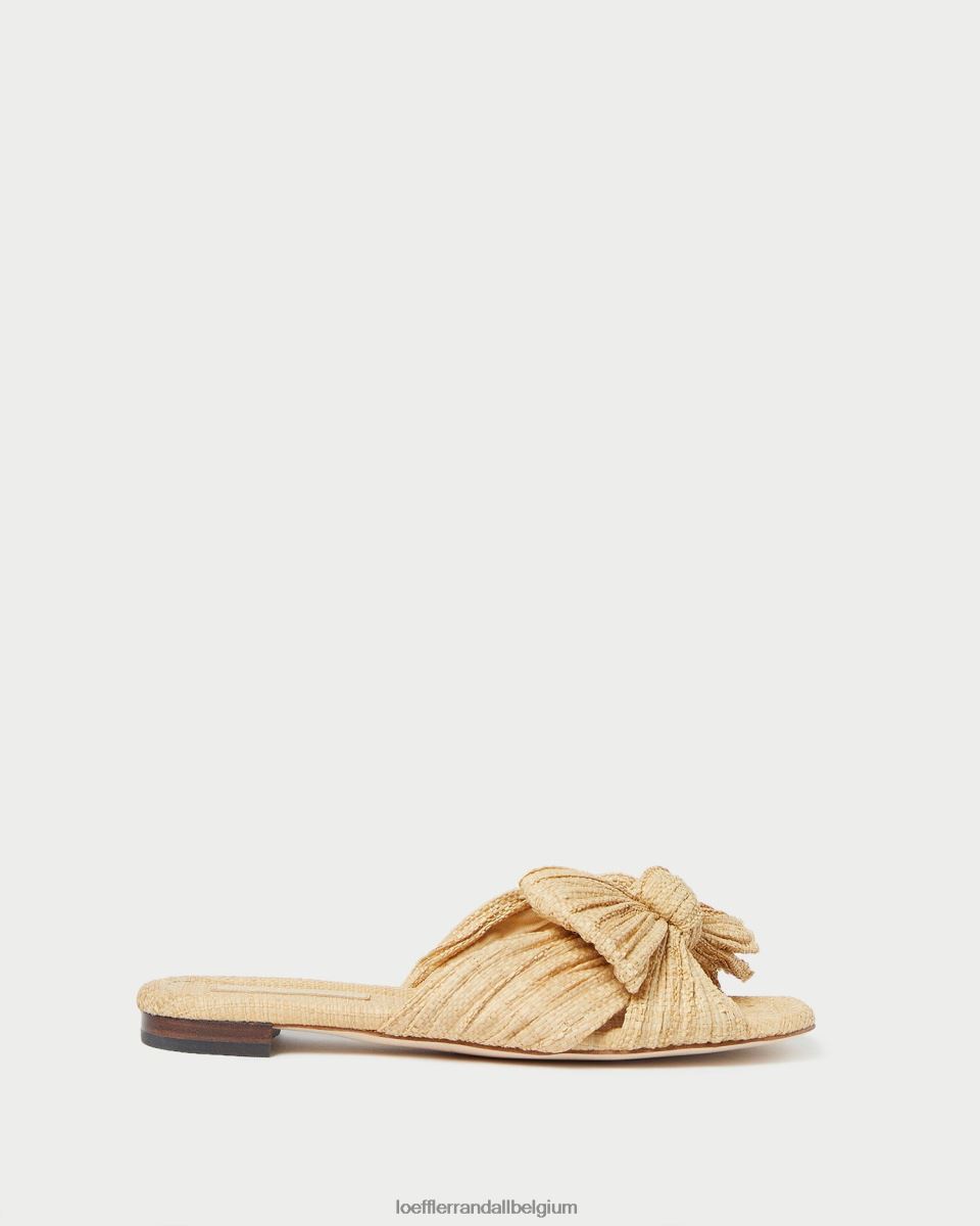 chaussures Loeffler Randall toboggan à arc Daphné naturel femmes 04V42L116