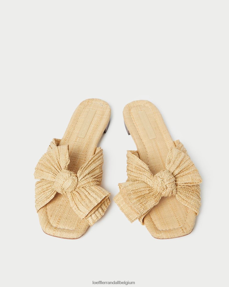 chaussures Loeffler Randall toboggan à arc Daphné naturel femmes 04V42L116