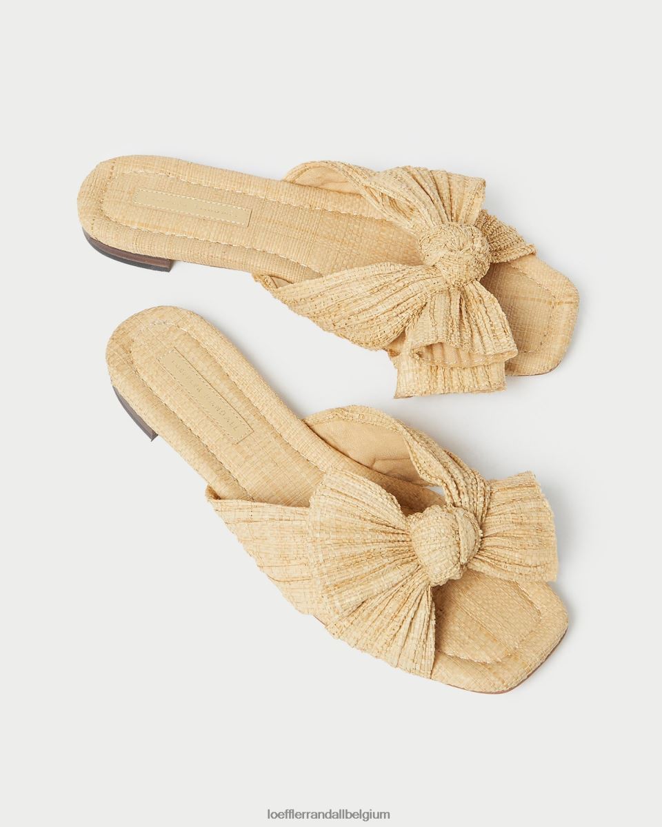 chaussures Loeffler Randall toboggan à arc Daphné naturel femmes 04V42L116