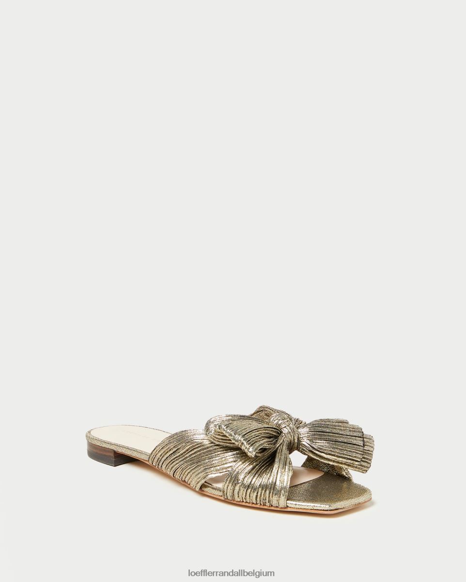 chaussures Loeffler Randall toboggan à arc Daphné or foncé femmes 04V42L115